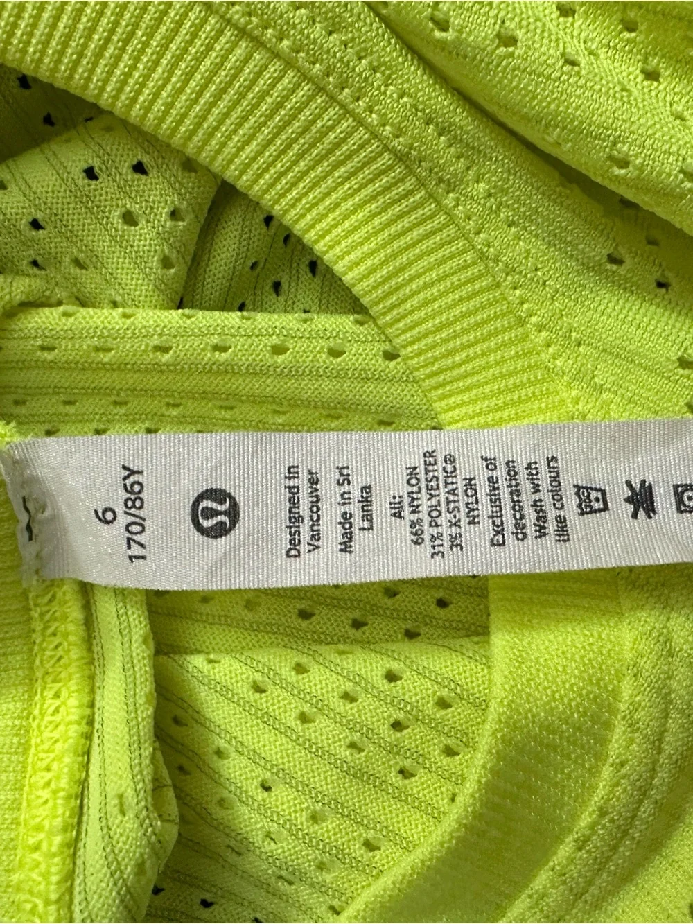 Lululemon Swiftly Breathe Long Sleeve Squad Size 6 - Picture 5 of 6